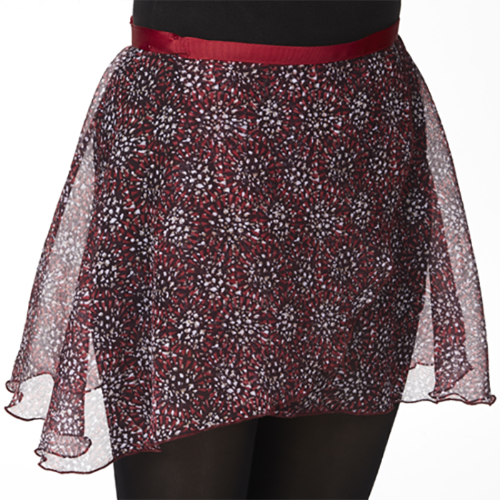 4491As Ladies 12" Assorted Prints Chiffon Wrap - Click Image to Close